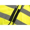 AYKRM Hi Vis Reflective Safety Vest, Yellow, 4-5XL Waistcoat for