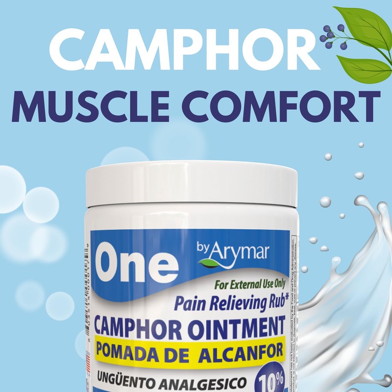Arymar Camphor Ointment Pomada de Alcanfor 10% 2 Oz Made