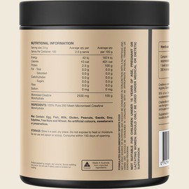 Switch Nutrition Creatine 100% Pure Micronized Monohydrate Unflavoured 250g