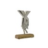 19th Anniversary Holding Hands Decoration – Free Standing Rustic Metal