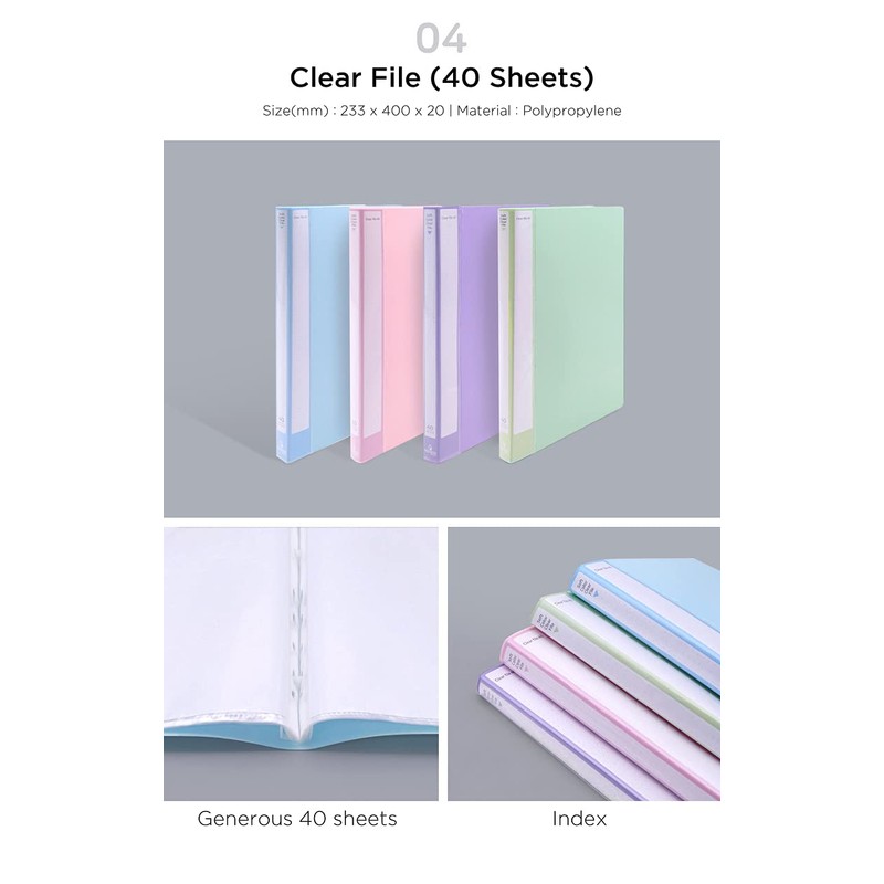 Pastel Desk Organizer Pink Set - 8-in-1 Multi-Functional Office Supply