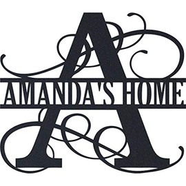 Badger Steel USA Alphabet Split Wall Decor - Metal Monogram