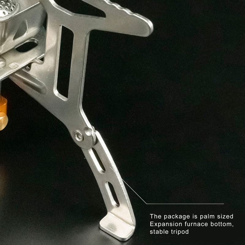 Mini Camping Gas Stove Windproof Stove Three Core Head Gas