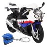 Alloy Motorcycle Model Toy Simulation Motorcycle with LED Light Sound