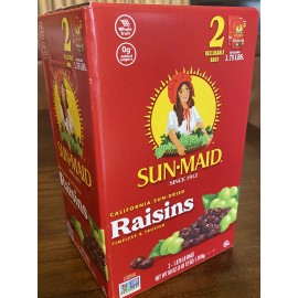 Sun-Maid California Sun-Dried Raisins **60 oz. 100% Natural Sweet**