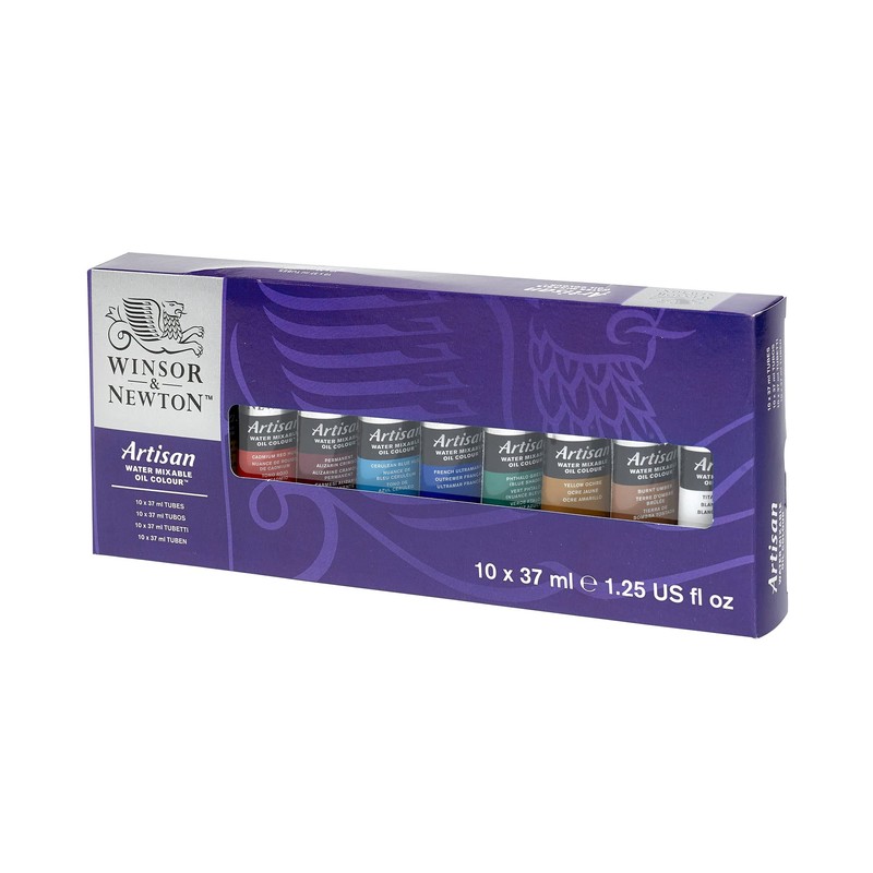 Winsor & Newton Artisan Water Mixable Oil Paint, Set of