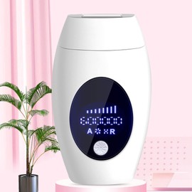 Dispositivo de Depilación Portátil, Depilación Sedosa, Luz Pulsada Intensa, Ajuste de 5 Velocidades, Hogar Portátil para Todo el Cuerpo (Enchufe estadounidense)