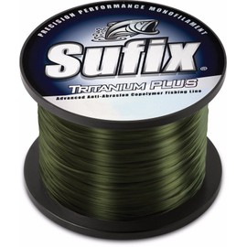 Sufix Tritanium Plus 1-Pound Spool Size Fishing Line (Dark Green, 10-Pound)