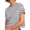 Madewell Women's Structured Boxy Tee Stripe, White