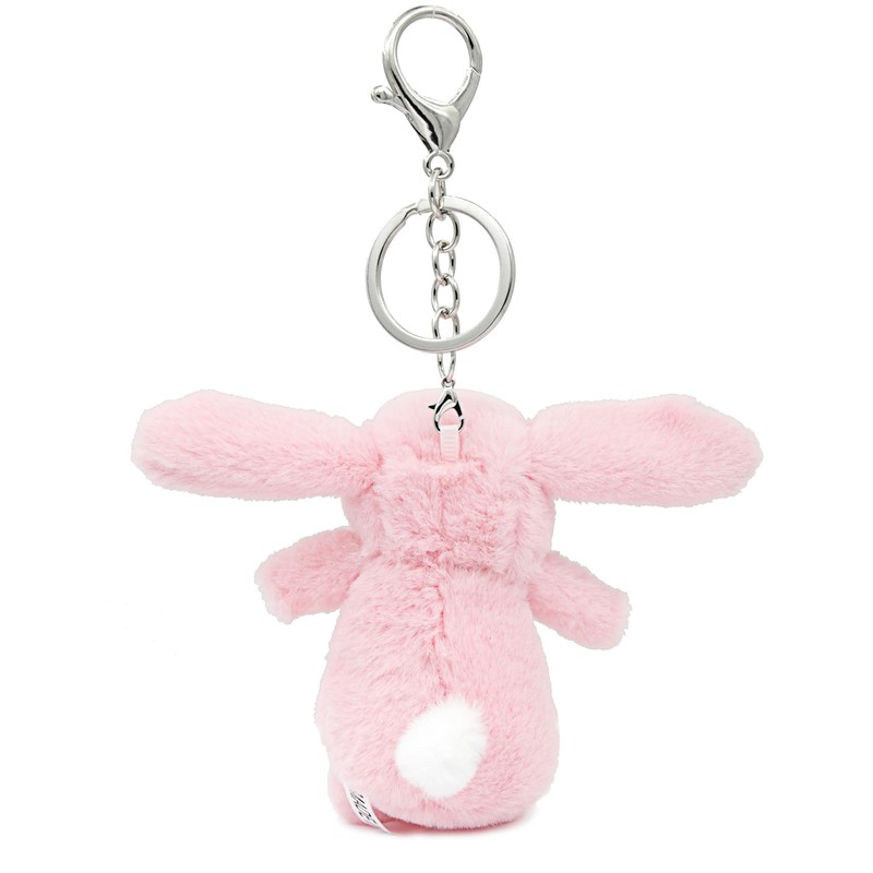 Zitokin Cute Bunny Plush Keychain, Mini Rabbit Bag Charms, 3.5"
