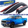 Goodyear Chrome Trim Window Deflectors for Dodge Ram 1500 2019-2025