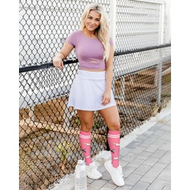 FuelMeFoot 6 Pairs of Compression Socks for Men and Women, Colourful Compression Socks, Support Stockings for Running, Sports, Flight, Travel, Cycling, 10-multi-6 pair