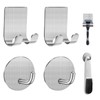Diesisa Razor Holder for Shower + Adhesive Wall Hooks, Premium