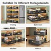 Pull out Cabinet Organizer Fixed with Adhesive Nano Film,Heavy Duty