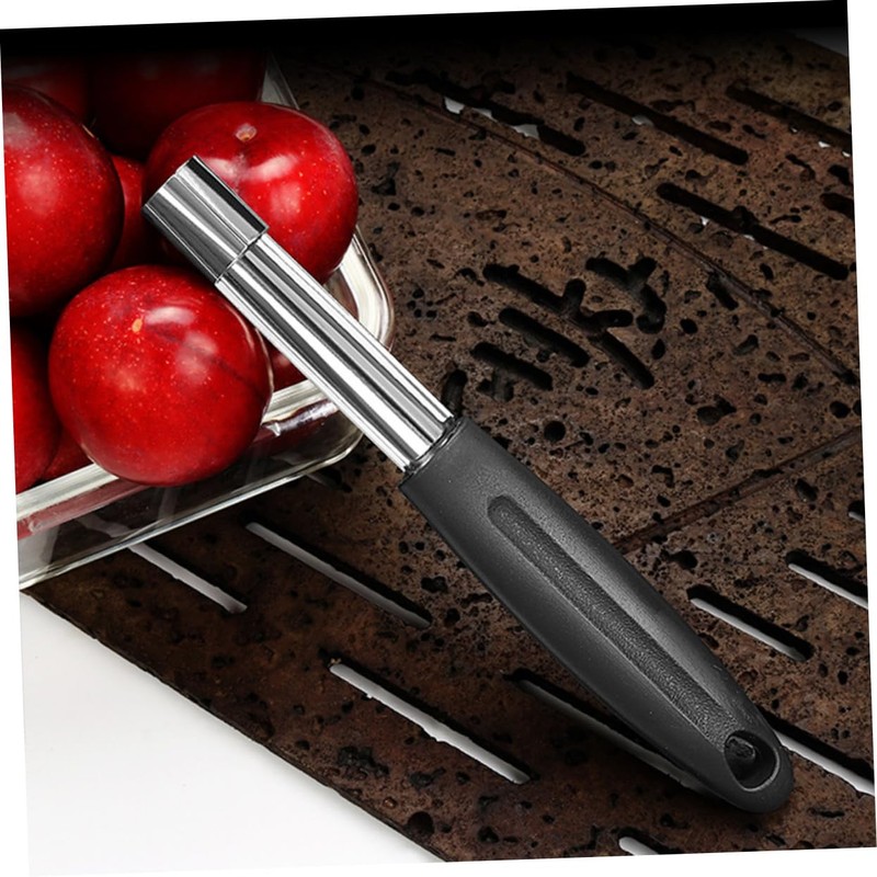 Ciieeo 6pcs Stainless Steel Fruit Corer with Plastic Handle Kernel