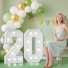 JoyMuse 2.3FT 20 Marquee Numbers, 20 Light up Numbers 20th
