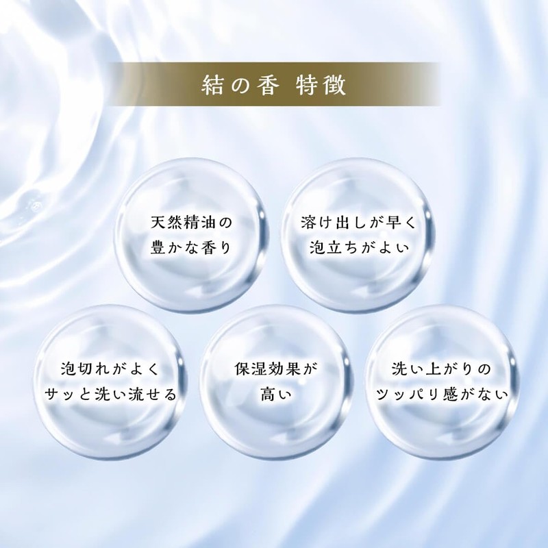 【結の香】ボタニカルクリア石鹸 (3個)
