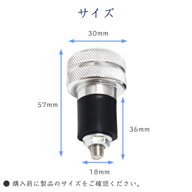 PrimeBlis 2pcs Handle Bar End Caps for Motorcycles Handlebar Grip