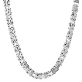 trendor Byzantine Chain Men's Necklace 925 Sterling Silver 86083-50 50 cm, Sterling Silver