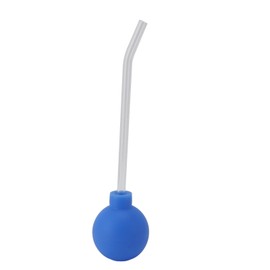 Tonsil Stone Removal Tool PVC Suction Ball Bad Breath Removal Throat Suction Tube Mouth Cleaner Blue