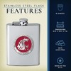 Heritage Pewter Washington State Cougars Flask | 8 Ounce Liquor