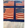 Panel of 4 patriotic flag blocks 19" x 14 "(pledge