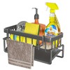 WHHVCTY Self-Drainage Kitchen Organiser, Sink Organiser, Sponge Holder for Organiser,