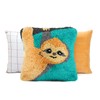 Myriad Choices Latch Hook Sloth Pillow Kits, DIY Latch Hook
