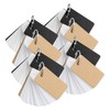 STOBOK 8pcs Binding Ring Flash Cards Memo Cards Portable Notebook
