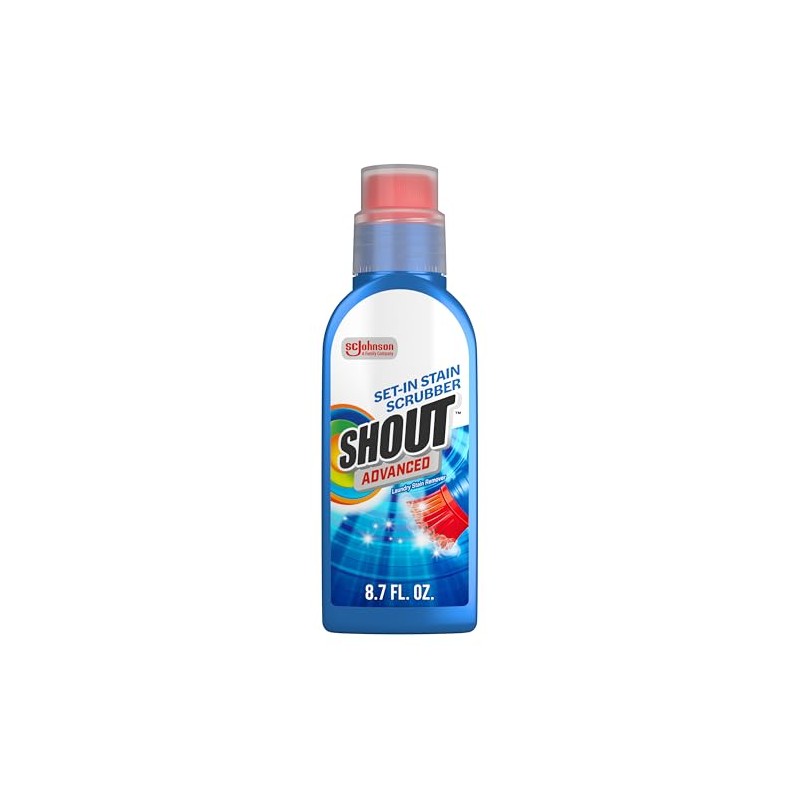 Shout Quitamanchas avanzado para ropa con cepillo de limpieza, 8