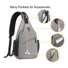 MOSISO Sling Backpack, Multipurpose Crossbody Shoulder Bag Travel Hiking Daypack,