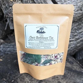 Luxurious Herbal Bathhouse Teas - Unique Natural Herbal Bath Experience! Body Care Skin Repair Cleansing Skincare - Color: Oasis Bathhouse Tea
