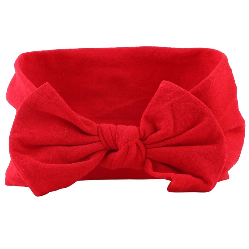 AKOAK 1 Pack Solid Color Skin-friendly Baby Headband Elastic Soft