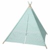 PILLOWFORT TEEPEE SOUTHWEST KIDS PLAY TENT, AQUA MINT TEE PEE PLAYHOUSE *NEW