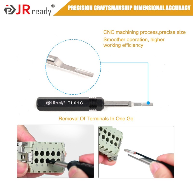 JRready TL01G(09990000319) Pin Removal Tools for HARTING HAN E series