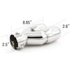 RP Remarkable Power, Fit for 2.5 Inch Inlet 2x2.6" Outlet