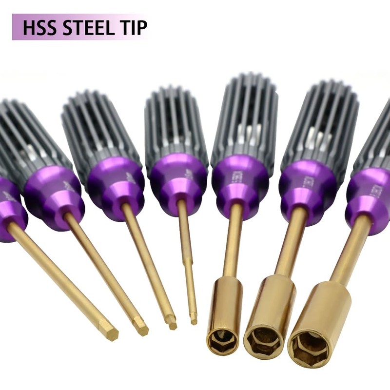 AneegFPV RC Tool Kit Screwdrivers Set,Durable Screwdriver Sets Multi-Size of