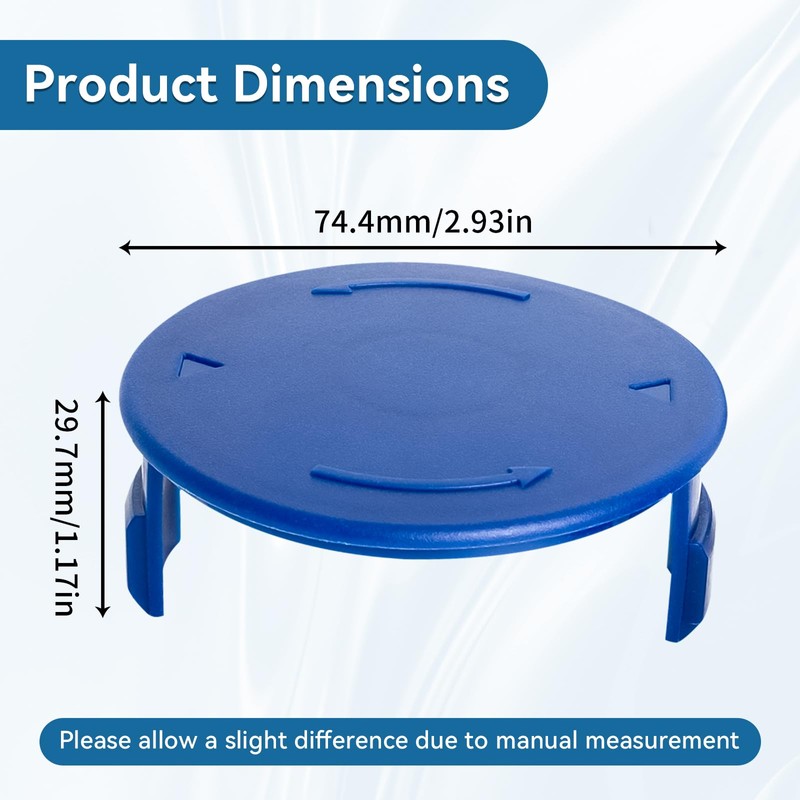 Trimmer Spool Cap Cover Compatible with Kobalt KST 120X KST