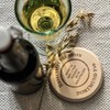 Spruchreif Coasters for Drinks, Wooden Coasters for Drinking Glasses, 2-in-1
