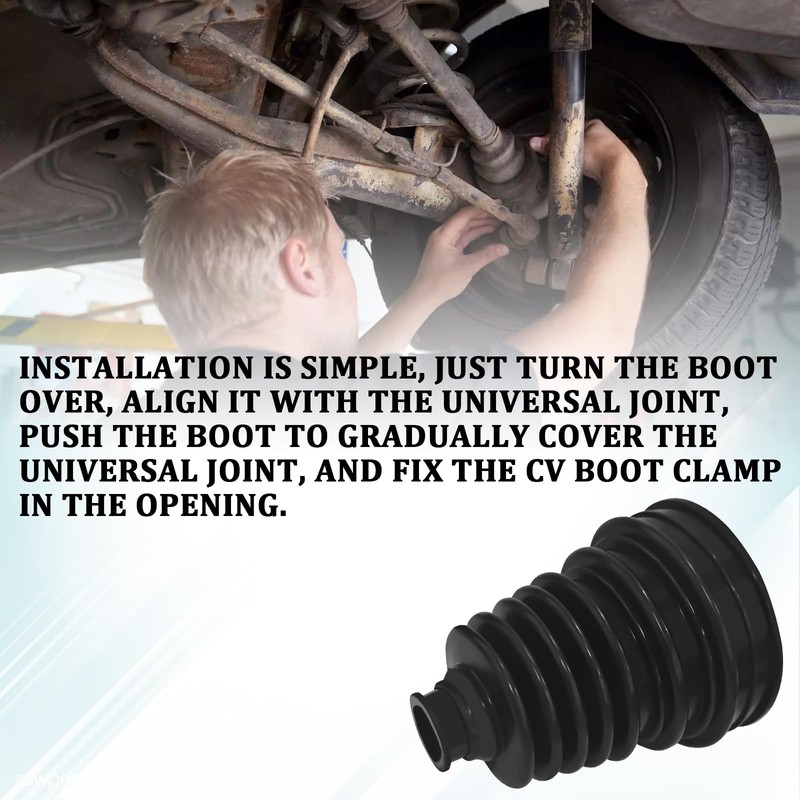 2PCS CV Axle Boot Repair Kit with Expander Tool, 4