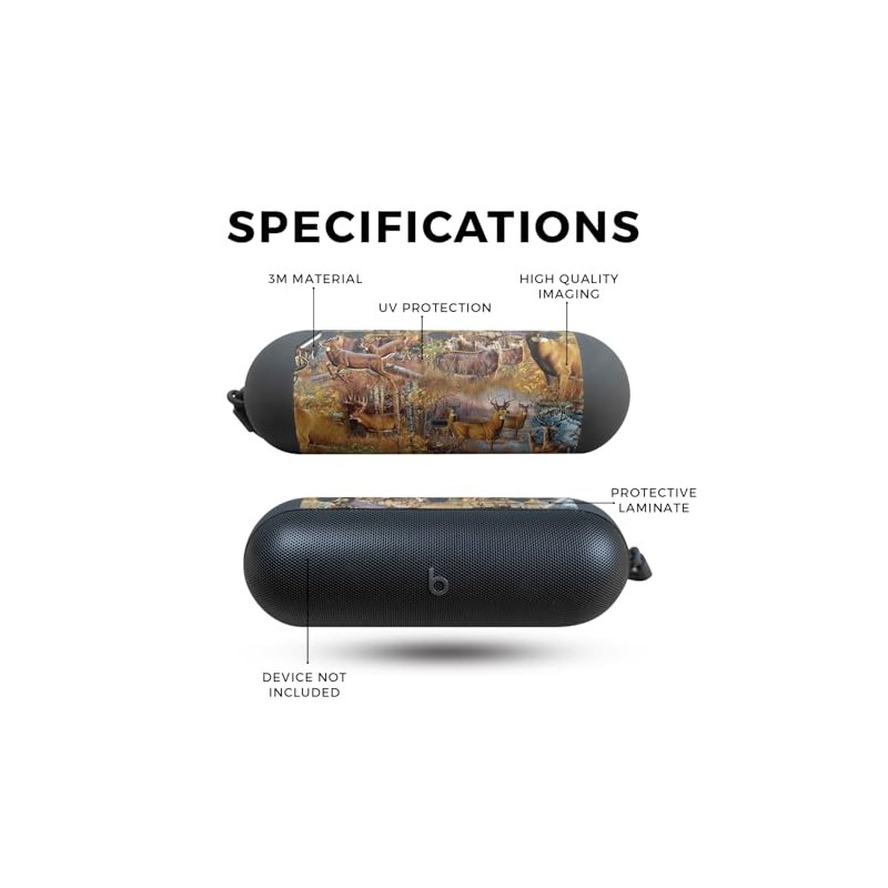Speaker Skin Compatible with Beats Pill (2024) - Deer Pattern