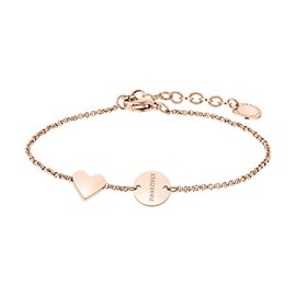 Liebeskind Bracelet with Pendants, Stainless Steel, 20 cm, Stainless Steel, Rose-Gold