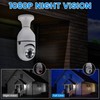 YnGia Bulb Security Camera, Wireless Light Bulbs 2.4G WiFi Light