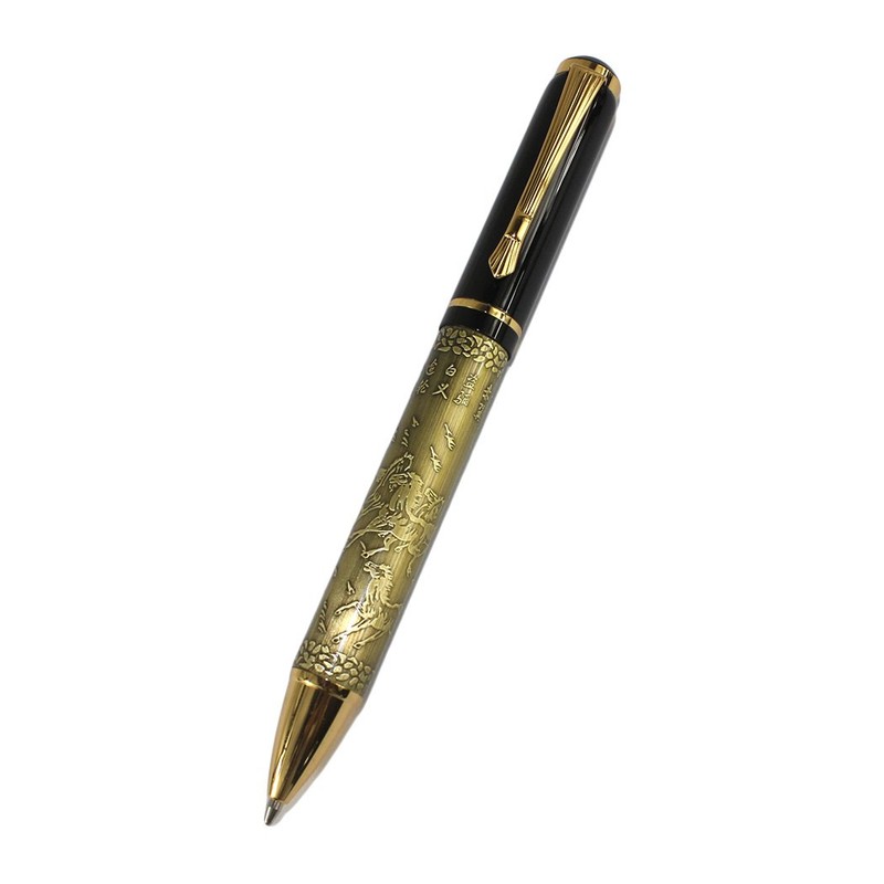 Gullor Chinese Horse Ballpoint Pen with Gift Box - Silver