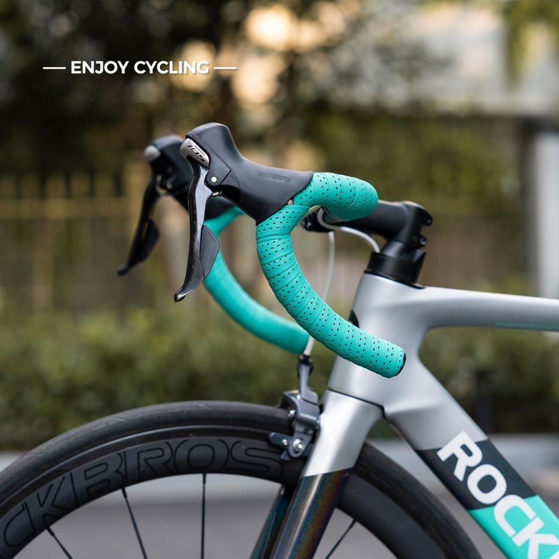 ROCKBROS Bike Handlebar Tape, 2 Rolls Bar Tape with End