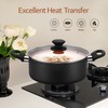 BECIGAR Ceramic Pots and Pans Set, 15PCS Nonstick Set Ceramic