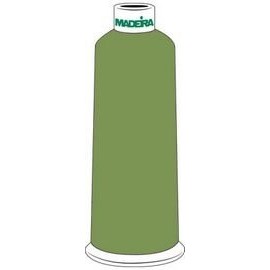 Madeira Rayon Embroidery Thread 5500yd Cone GREEN Color: 1048