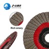 Z-LION 4 Inch Diamond Flap Disc 120 Grit Sanding Wheel