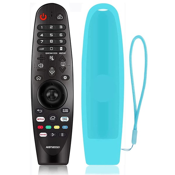 Remote Control for LG TV, with Luminous Silicone Remote Cover,