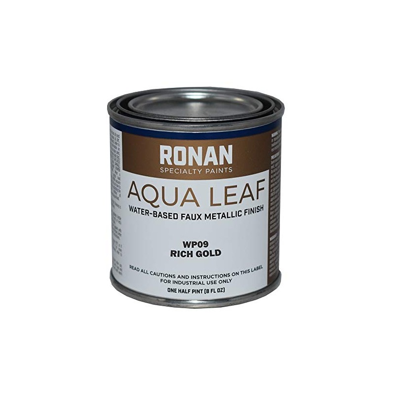 Ronan Aqua Leaf 8 Oz Rich Gold